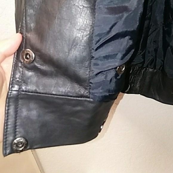 Ortiz Genuine Leather Bomber Jacket Size 38 - Picture 8 of 8